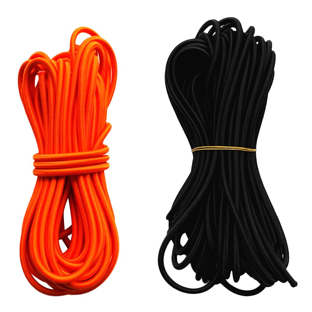 Elastic Bungee Shock Stretch Cord Rope 5mm for Transporting Crafting Outdoor