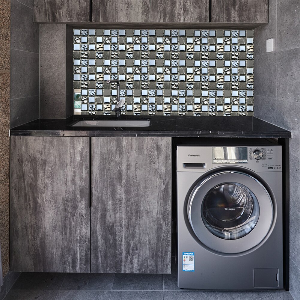 10 st mosaik kakel vägg klistermärke vattentätt kök matsal badrum diy dekor