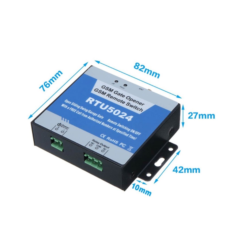 RTU5024 gsm relay sms call remote controller gsm gate opener switch for control home appliance ( RTU 5024 ) parking systems