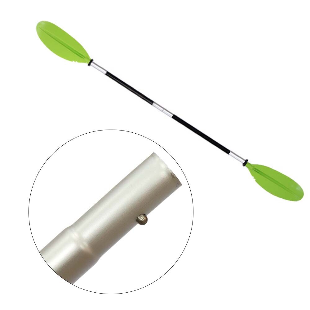 220cm avtakbare aluminiumslegering padle bærbar dobbel blad kajakkflåte åre for oppblåsbare båt fiskebrett nybegynnere: A4