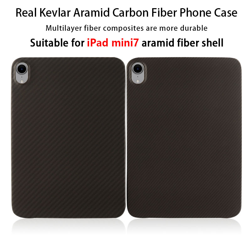 Carbon fiber Case for iPad Mini 7 8.3 Inch & Mini6 thin matte Real Carbon Fiber Aramid Tablet Cover Protection Shell