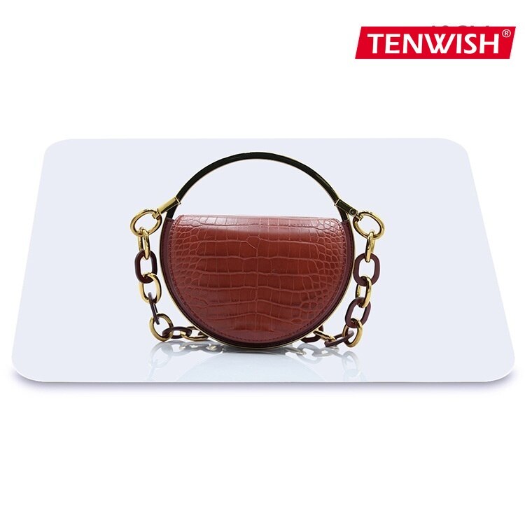 TENWISH Acrylic Reflection Board 40cm for Water Mirrored Effect Tabletop Jewelry Watch Still Life Shooting Props Studio Gadget