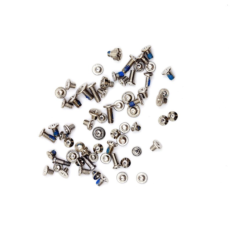Full Screw Set for iPhone X 8 7Plus 5s 5c 6sp 6 with 2 Bottom Dock Screw Repair Bolt Complete Inner Kit Replacement Repair Part
