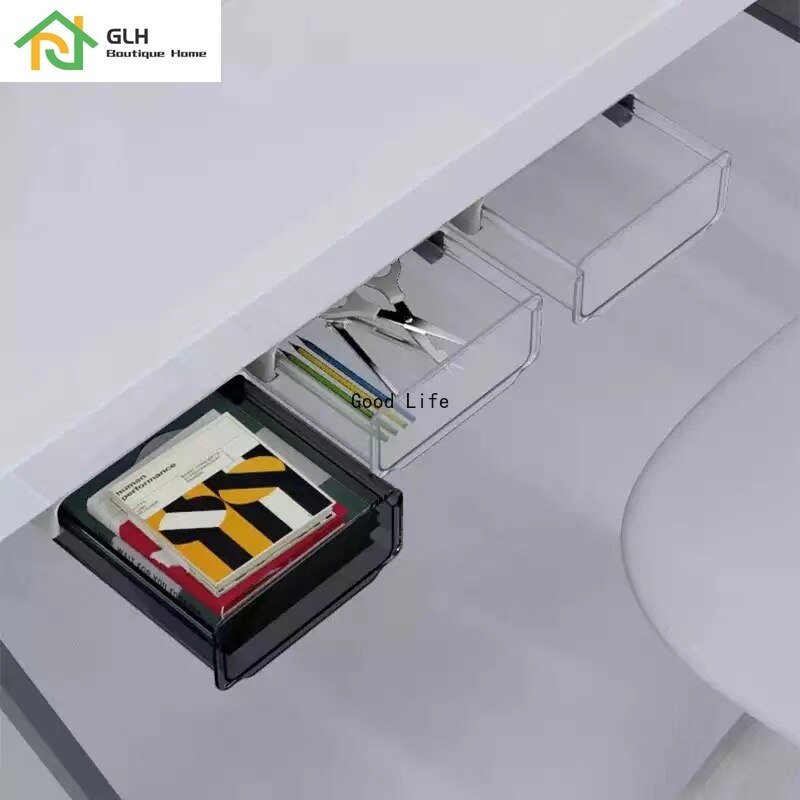 Lade Potlood Lade Zelfklevende Verborgen Organisator Pen Box Vat Diversen Opbergdoos Lades Kantoor Lade Organizer