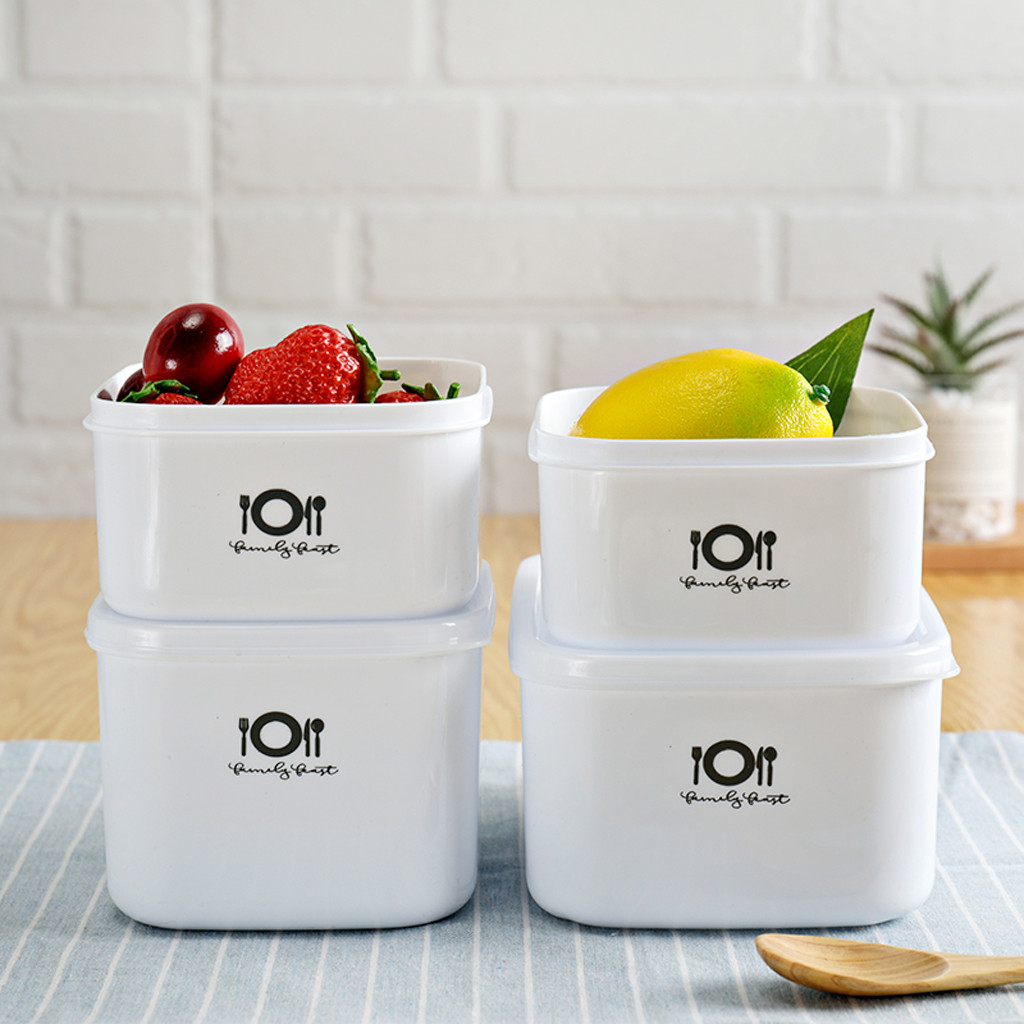 Square Lunch Box Eco-friendly Wheat Straw Material Portable Bento Box Microwaveble Food Storage Container For Children #15