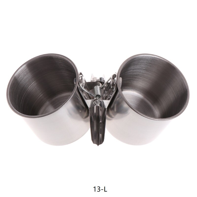 Support de nourriture pour perroquets oiseaux, brochette à viande en acier inoxydable: 13-L