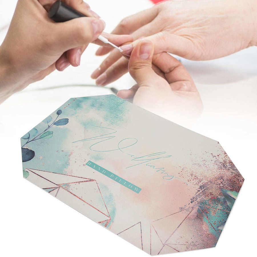 PU Leather Detachable Nail Art Pillow Washable Hand Pillow Cushion Manicure Hand Rest Cushion Waterproof Manicure Table Mat