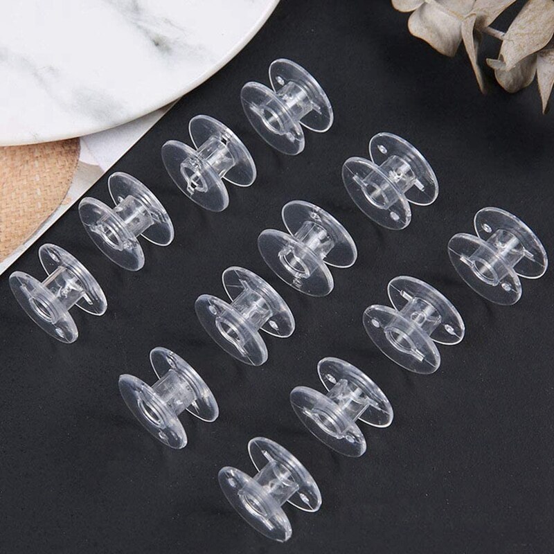 40Pcs Plastic Sewing Machine Bobbins for Brother Singer Janome Kenmore with Case. 2