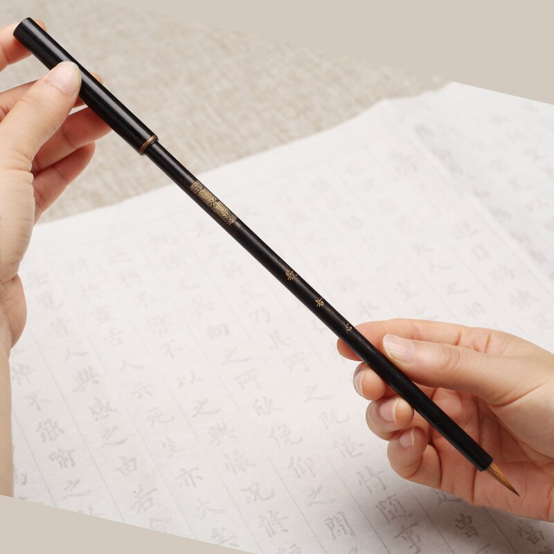 Kalligrafiepen van wolvenhaar, chinese penseelpen, volwassen geschriften kopiëren, speciale chinese kalligrafiepenselen met wezelhaar, tinta china