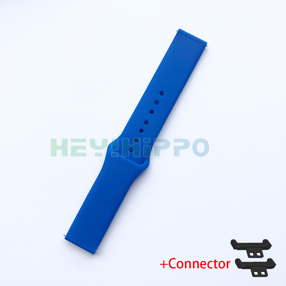 Correa de silicona para Huawei watch FIT, banda deportiva suave para huawei fit, accesorios de repuesto para pulsera: Azul