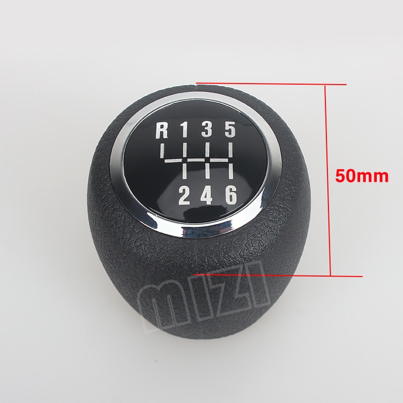 Bil-styling 5/6- trins gearskifteknap til chevrolet chevy cruze manuel gear håndbold stick bildele