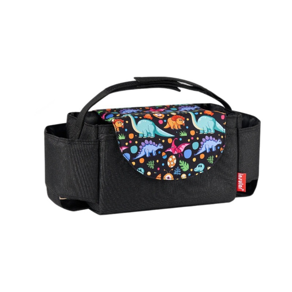 Multifunktionale kinderwagen-organizer-tasche, flaschenhalter, große fassungsvermöGen, kinderwagen-hängetasche, wickeltasche, wickeltasche, kinderwagen-aufbewahrungstasche: verrotten