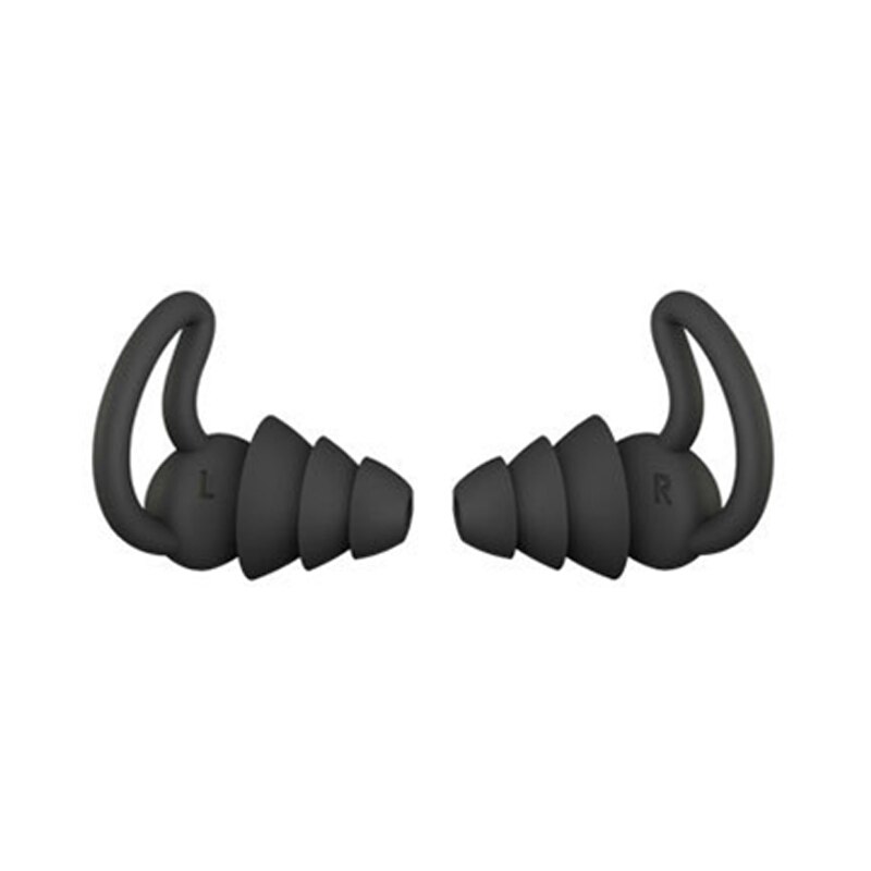 1 paar Schlafen Ohr Stecker Schallschutz Lärm Reduktion Stumm Ohrstöpsel Weiches Calme Ohr Stecker Ohr Schutz Ohrstöpsel Anti-lärm: Schwarz3