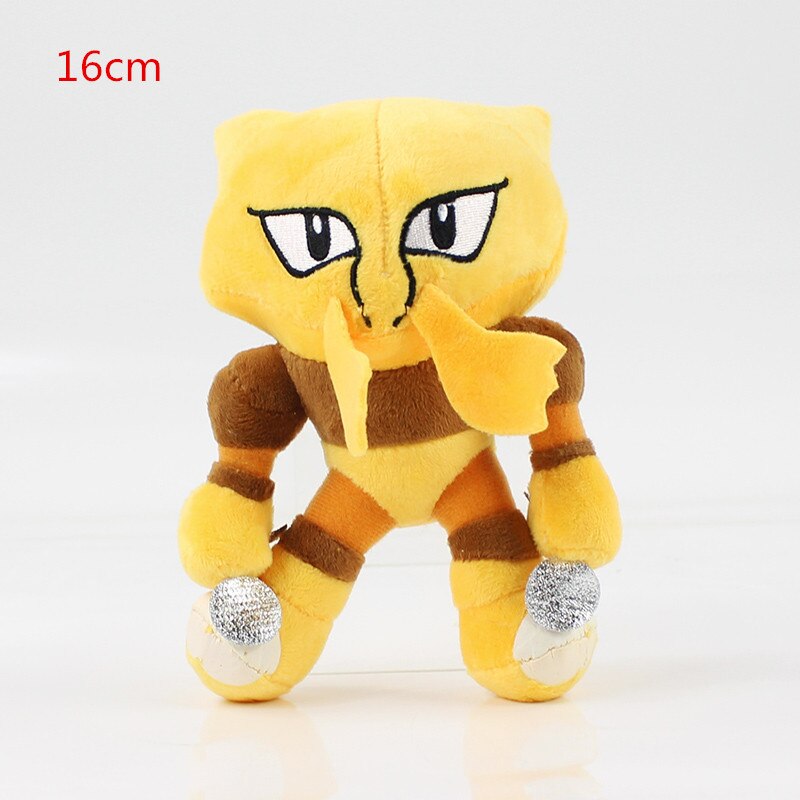 13-33cm eevee murloc plush cartoon doll toys Jigglypuff Chansey Zygarde Pikipek Goomy white Alola Vulpix Rotom Growlithe dog toy: Alakazam