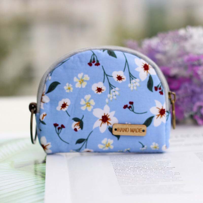 Cartoon Kurze Brieftasche Frauen Vintage Leinwand Shell Geldbörse Dame Karte Halter Kupplung Kinder Cartoon Fuchs/Eule Kleine Ändern geldbörsen: 019