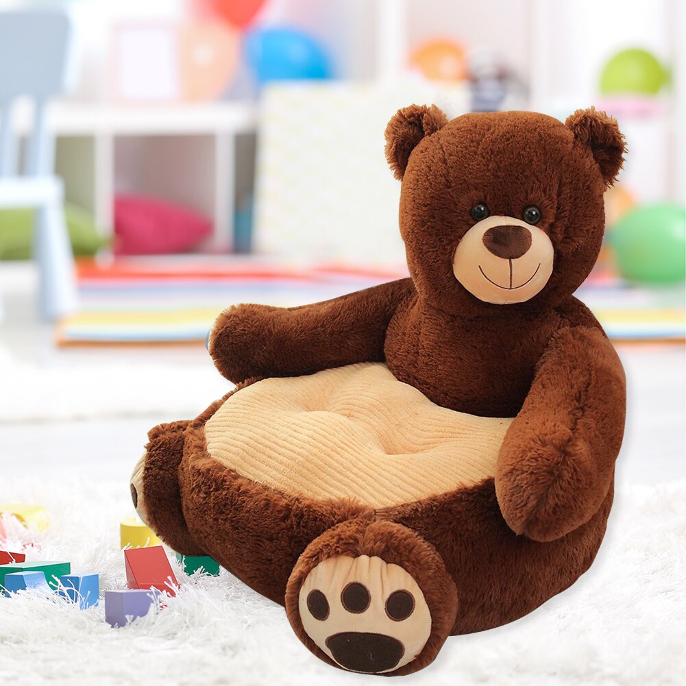 Baby Learning To Sit Sofa Cover Crystal Velvet Chair Seat Skin No Filling