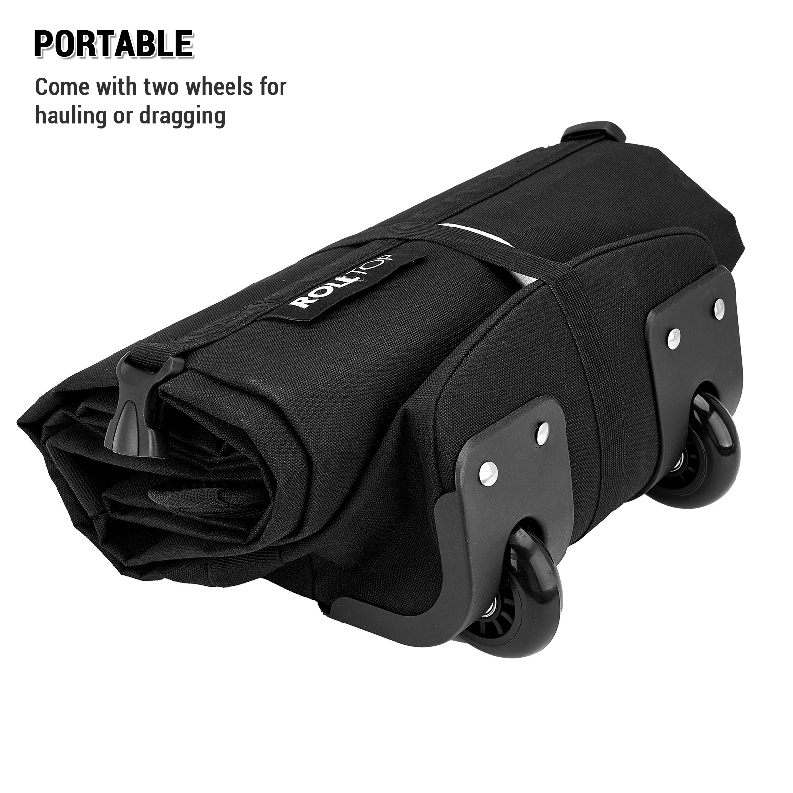 Snowboardtas met wielen, waterdichte opbergtas voor ski-uitrusting.