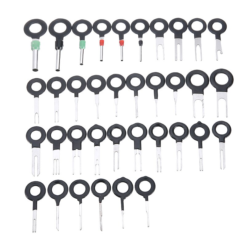 36pcs Wire Terminal Removal Tool Electrical Wiring Crimp Connector Pin Kit for CarPlug Repair Tool