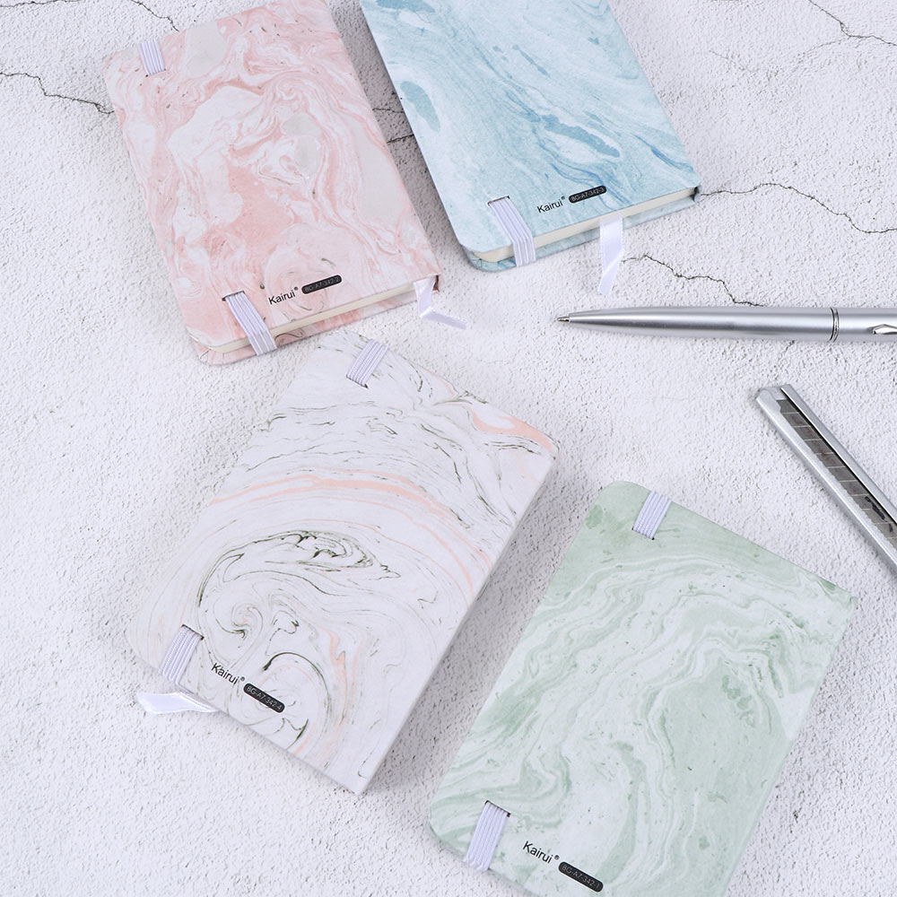 Briefpapier Marmer Ontwerpen Notebook Hard Cover A7 Notepad Dagboek Planner School Levert Draagbare