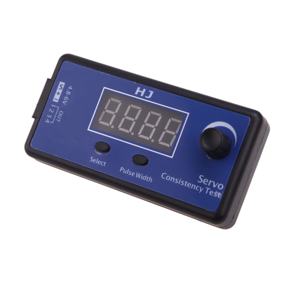 RCmall HJ Digital Servo Tester / ESC Consistency Tester for RC Helicopter Airplane Car T0080