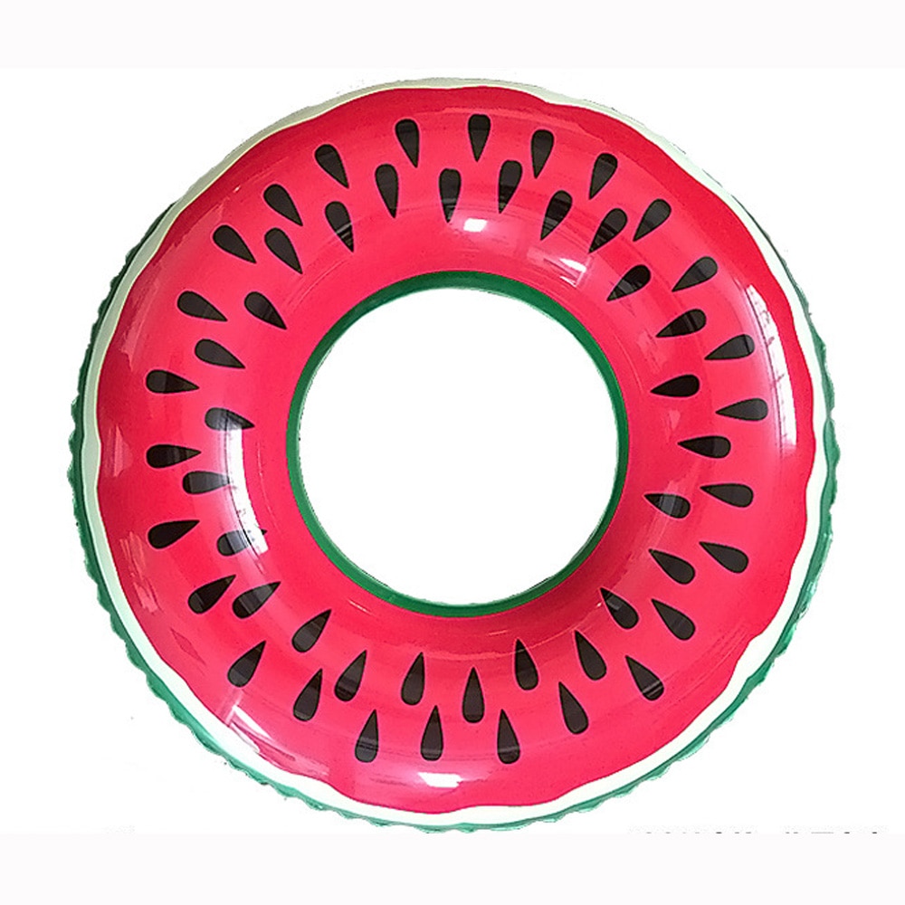 Pool flyder dejlig vandmelon svømmering voksen/barn tyk svømmering flyderinge oppustelig legetøj redningskrans 60 ~ 90cm pvc