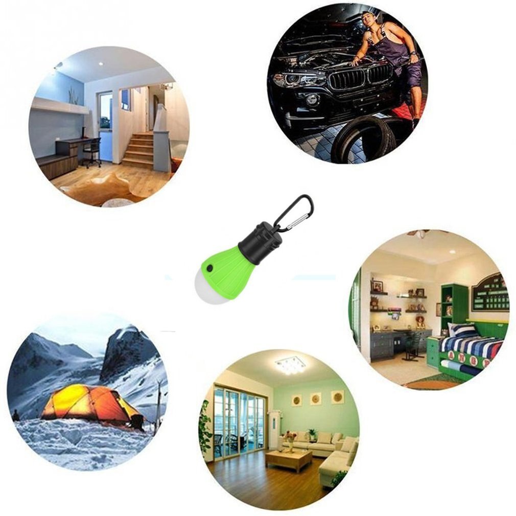 Mini Portable LED Lighting Lantern Tent Hanging Lamp Hiking Lights Sos EmergencyLamp Waterproof Hanging Hook Camping Light