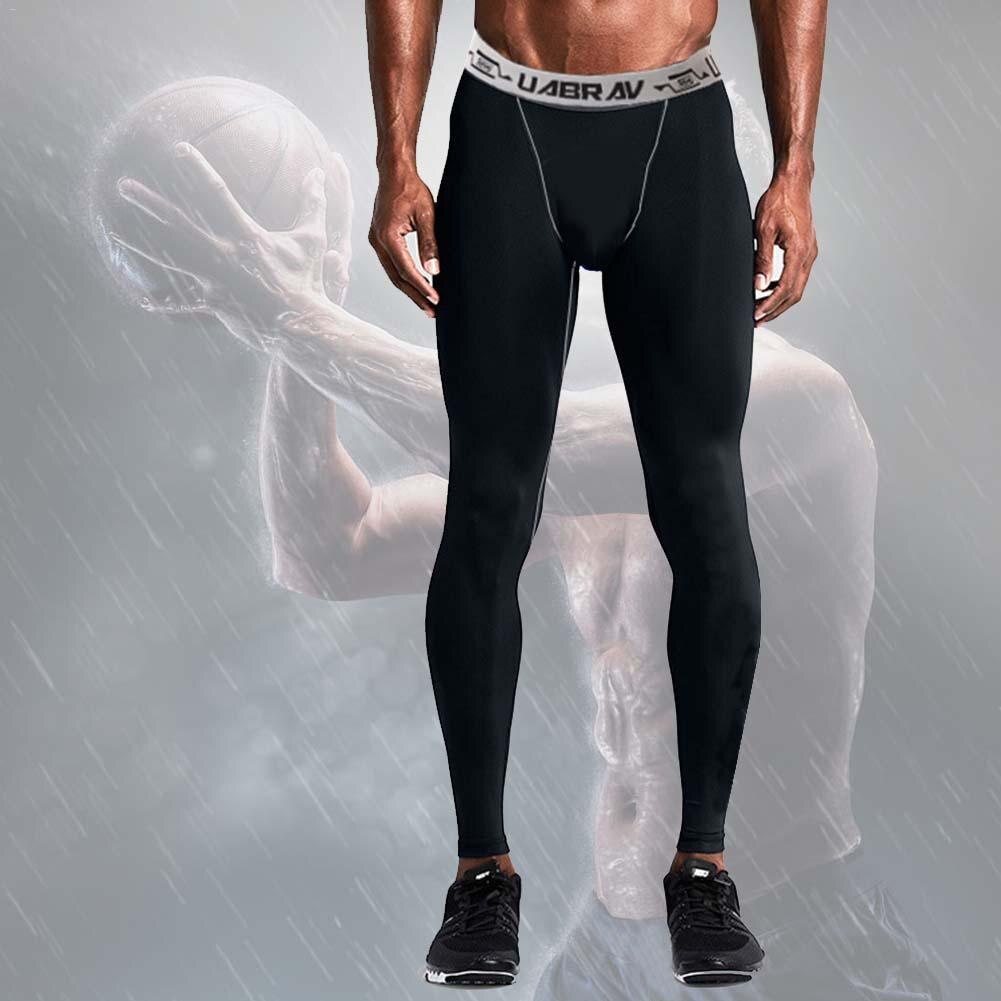 Homem de Secagem Rápida Calças Esportivas de Basquete Collants Execução Calças de Compressão Altamente Elástica Calças de Fitness Musculação Crossfit