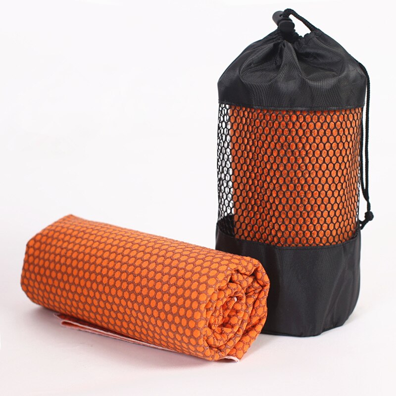 Manta de Yoga plegable antideslizante transpirable, toalla deportiva para Fitness, ejercicio, Pilates y Yoga, 183x63cm, 1 unidad: Orange