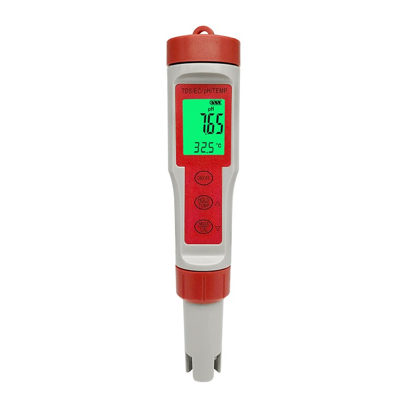 4 in 1 Water Detector PH Meter EC Meter TDS Tester Water Temperature Gauge Tap Water Test Pen