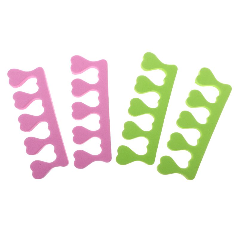2pcs Toe Separators Finger Foot Sponge Soft Gel UV Salon Polish Manicure