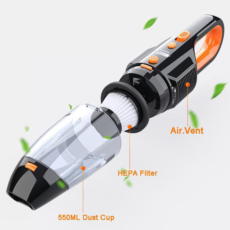 Handheld Vacuum Cleaner Hand Cordless 120W Powerful Suction Rechargeable