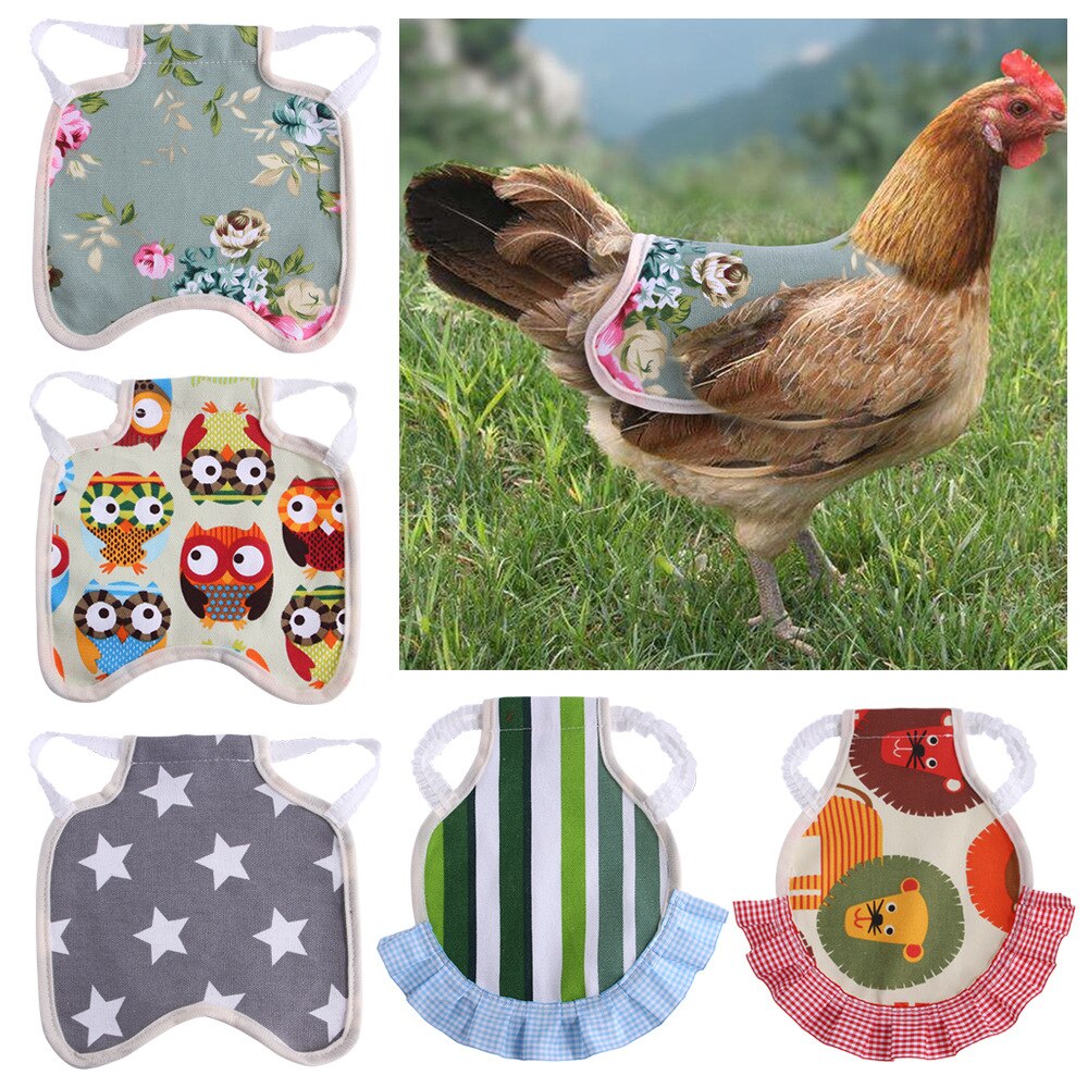 Réglable Pour Animaux De Compagnie Vêtements Poule Tablier Volaille Poule Selle Tablier Plume Porte-Protection Poulet Protecteur Poule Robe
