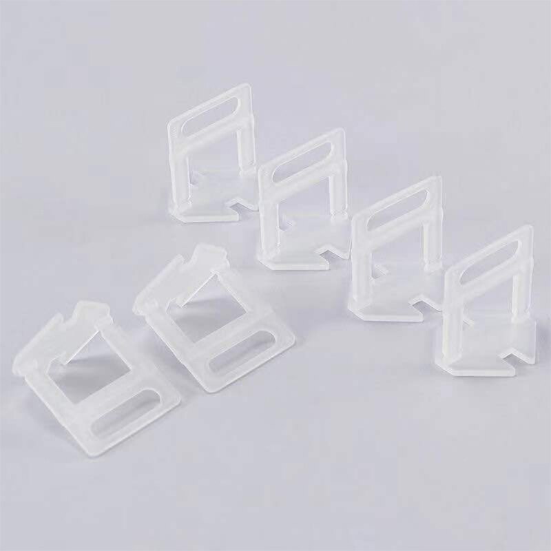 100 Pieces Tile Leveling System Practical Tile Leveling Clips Reusable Plier Wedges for Stone Ceramic Tile Installation Retailsa