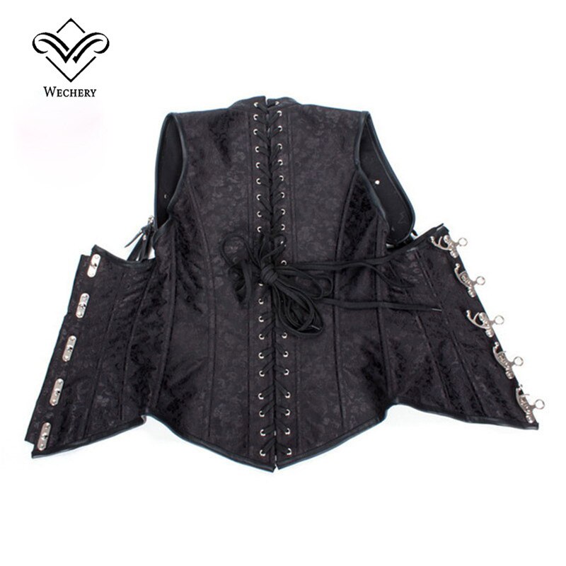 Steampunk Corset Sexy Corsage Corsets and Bustiers Slimming Gothic Corselet Steel Boned Straitjacket Plus Size S-6XL