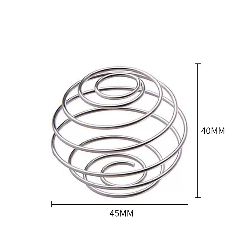 1pc Milkshake protéine Shaker boule fil mélangeur mélangeur fouet acier inoxydable ressort boules mélangeur boule cuisine accessoires directe: small