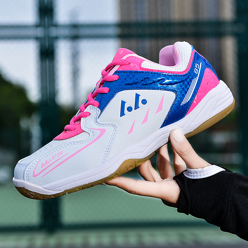 Männer Frauen Badminton Schuhe Weiche Muskel Anti-Rutschig Ausbildung Professionelle Turnschuhe Frauen Sport Badminton Schuhe Plus: Rosa / 39