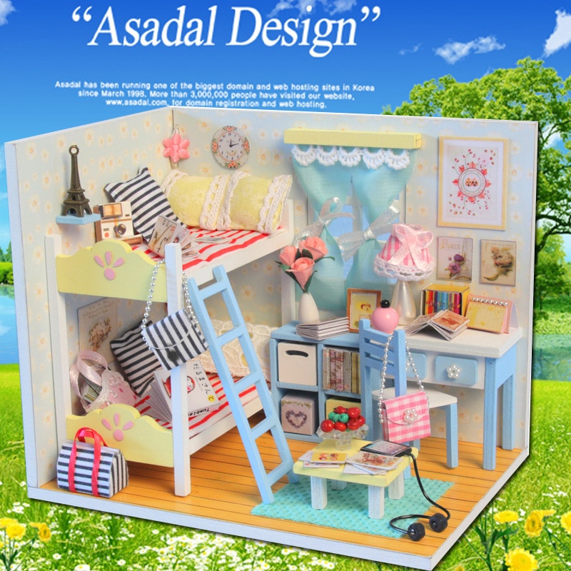 DIY Dollhouse Kit - Handmade Creative Model Building Toy - Sentimental Memories