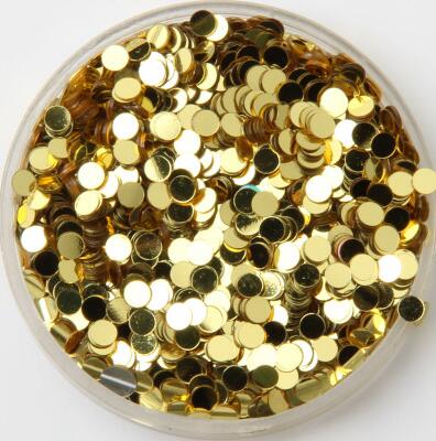 30G ronde Vorm gouden Pailetten Glitter PVC losse Pailletten voor Nail Art Manicure/Naaien/Bruiloft Decoratie confetti DIY