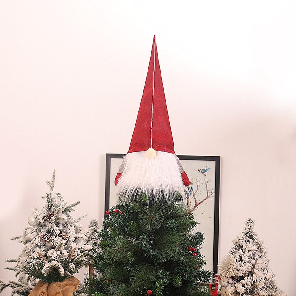 Kerst Decoraties Voor Thuis Kerst Niet-geweven Faceless Man Pop Die Ornamenten Schattige Pop Xmas Boom Grote Toppers