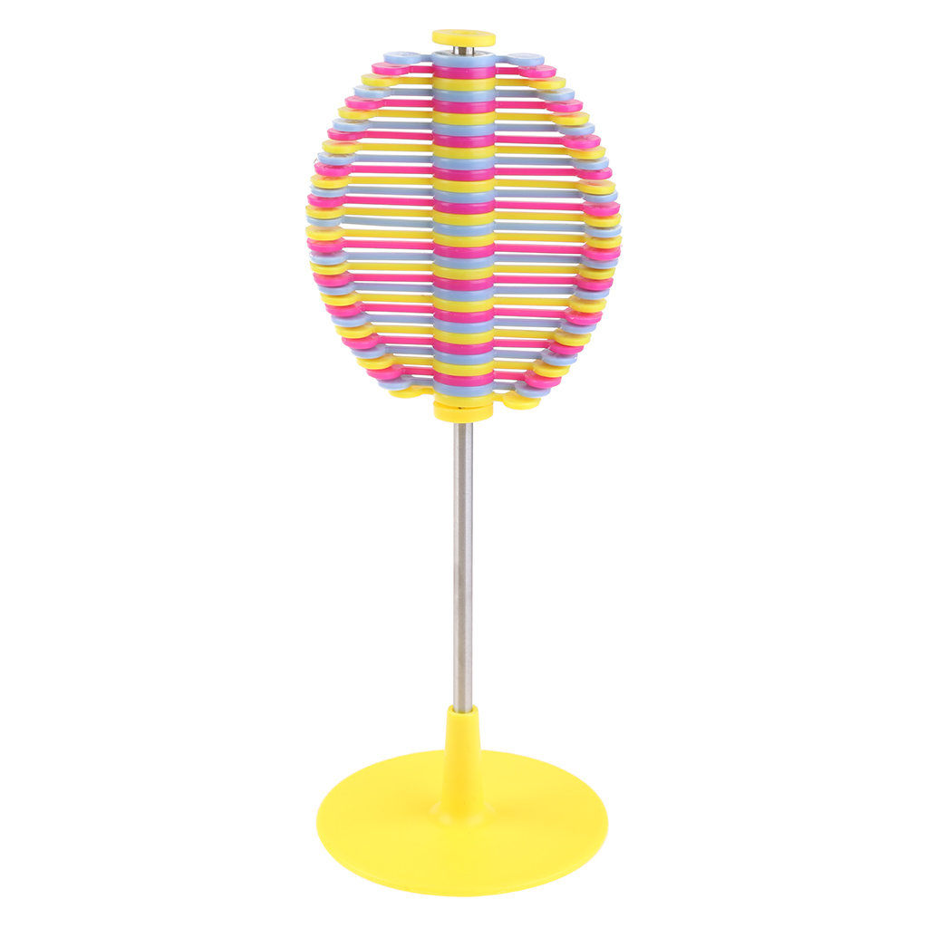 Rotary Magic-Stick Sensory Spinner for stress Relief Interactive Emotional Smooth Toy Spinning Tops Anxiety Relief Toy: Pink