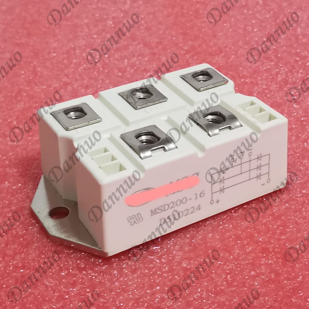 MSD100-16 MSD200-16 MSD75-16 MSD130-16 MSD160-16 Three Phase Rectifier Bridge Module