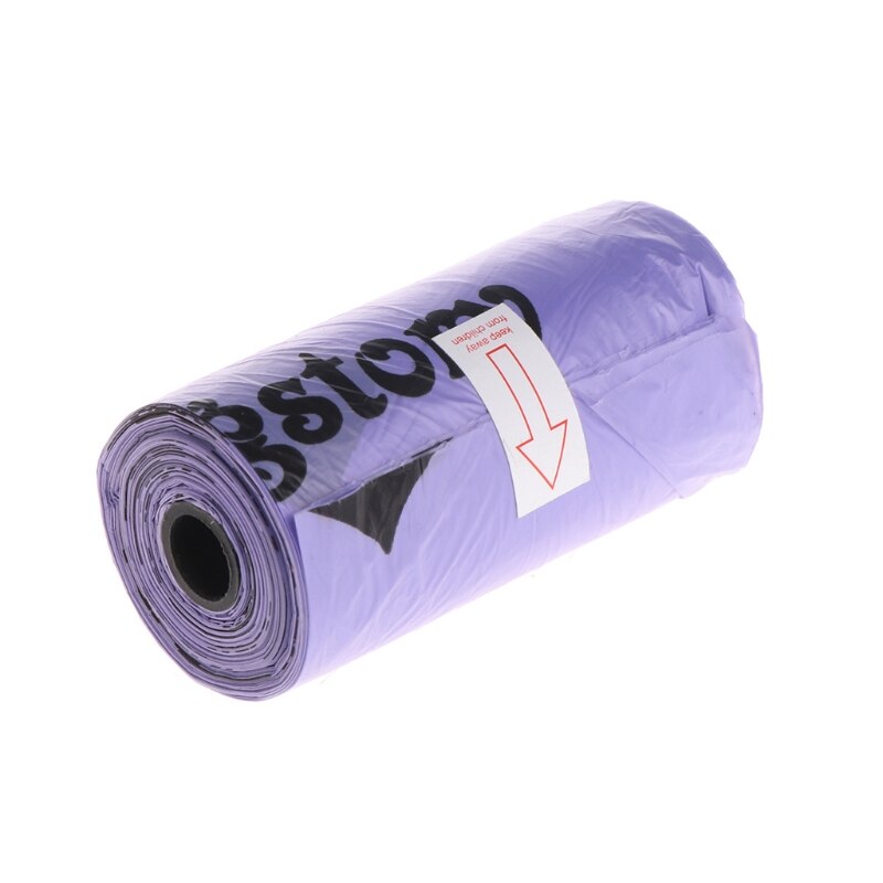 Pet Waste Bag Biodegradable Cats Dog Poop Clean Pick Up Outdoor Rubbish Printing