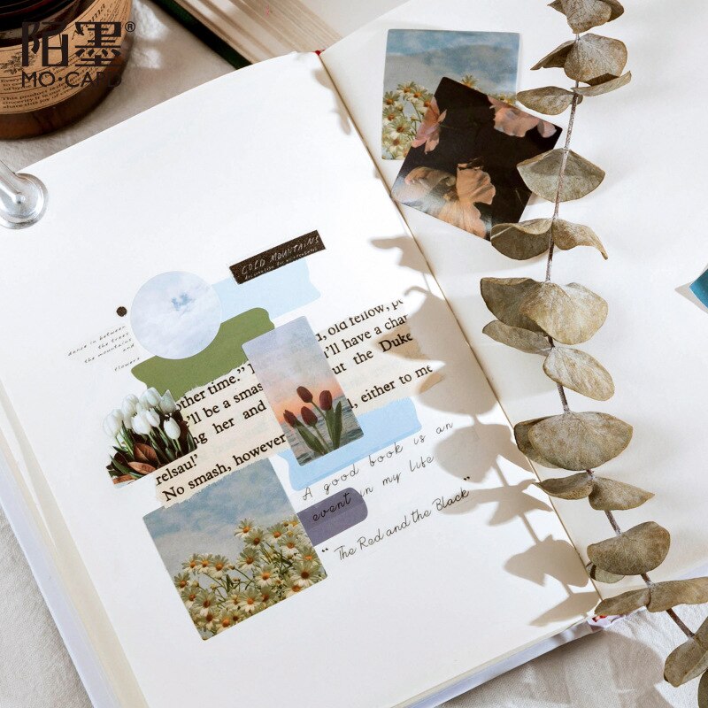 46 pcs/box flower talk Label Stickers Decorative Stationery Stickers Scrapbooking Diy Diary Album Stick Label