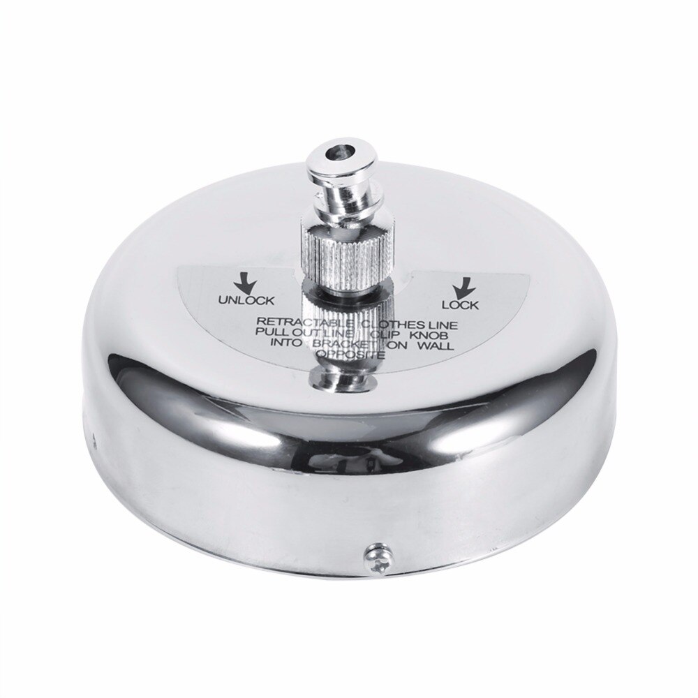 Stainless Steel Retractable Clothes Line Dryer Indoor Outdoor Laundry Single Clothesline Home