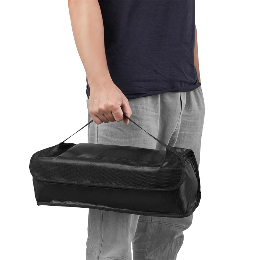 1 Pcs Electric Bike Battery Bag Fireproof Storage Bag Portable High Temperature Resistant For Hailong EBike Parts