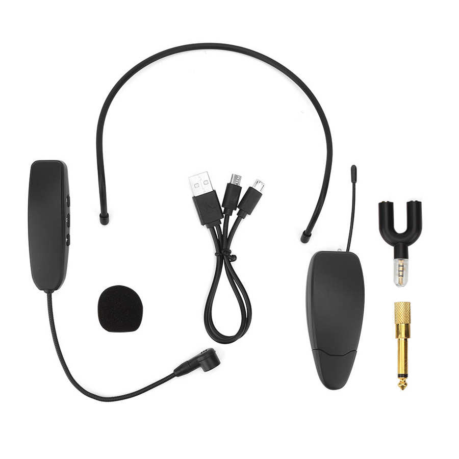 Wireless Microphone Head-Mounted 2.4G High-End Digital Modulation for Conference Hosting Electric Instrument Accessory
