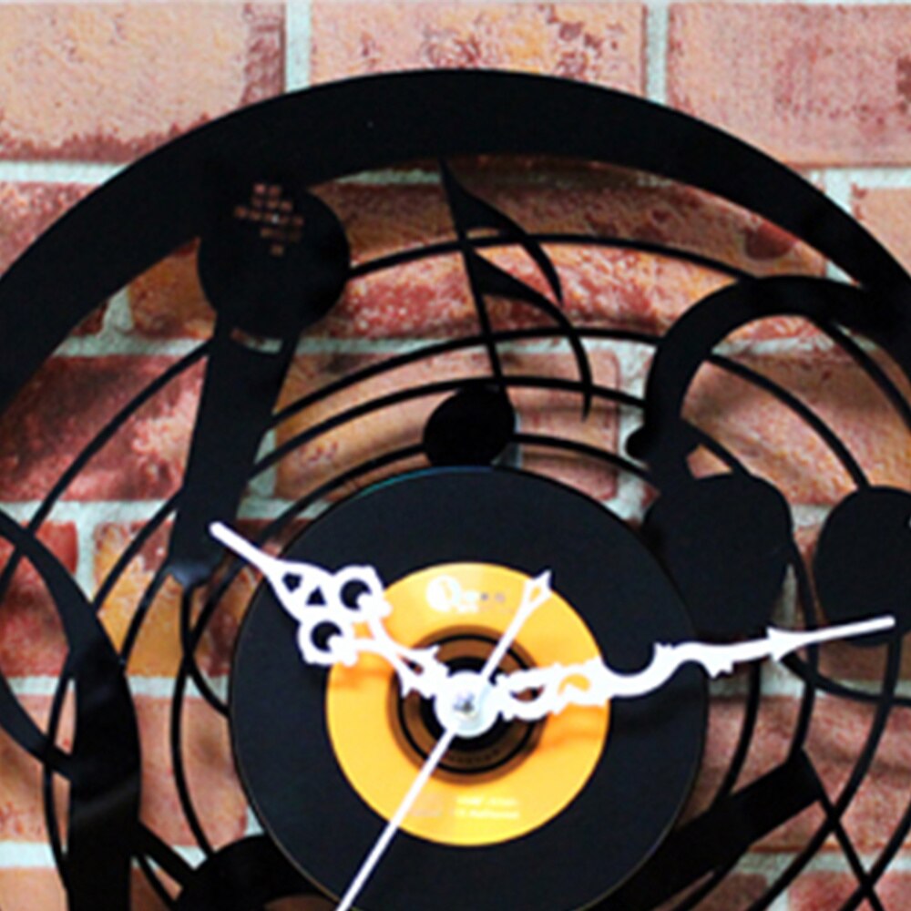 Vinyl Record Wall Clock Musical Microphone Wall Clock Wall Clock