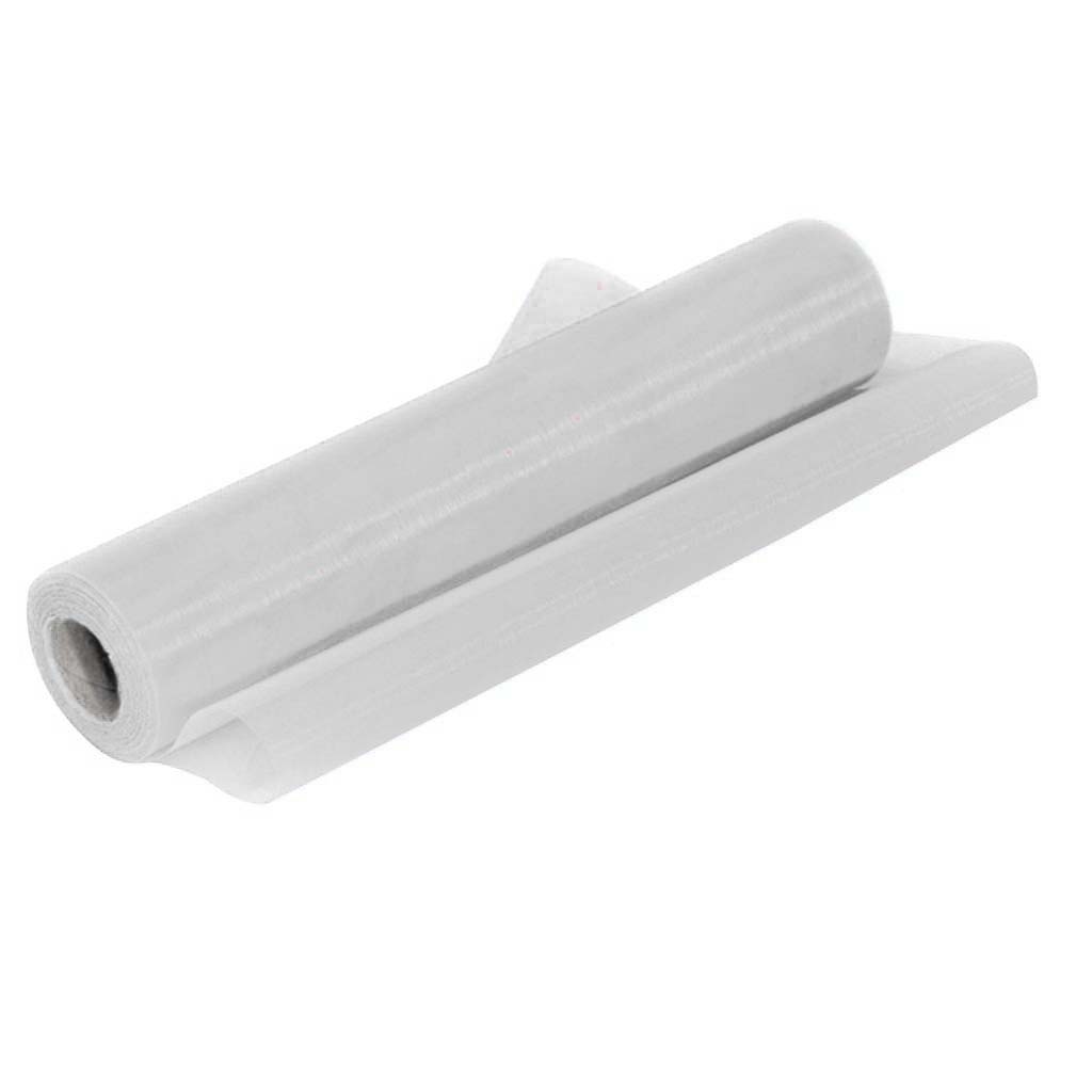 Rollo de tela de tul transparente tutú carrete hilo de Nylon para coser Prom decoración mesa boda decoración: White