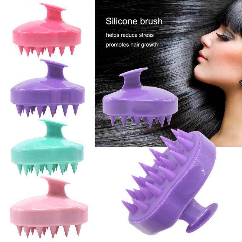 1pcs Shampoo Brush Handheld Scalp Meridian Massage Brush Shower Hair Comb Portable Shampoo Brush Hair Care Comb