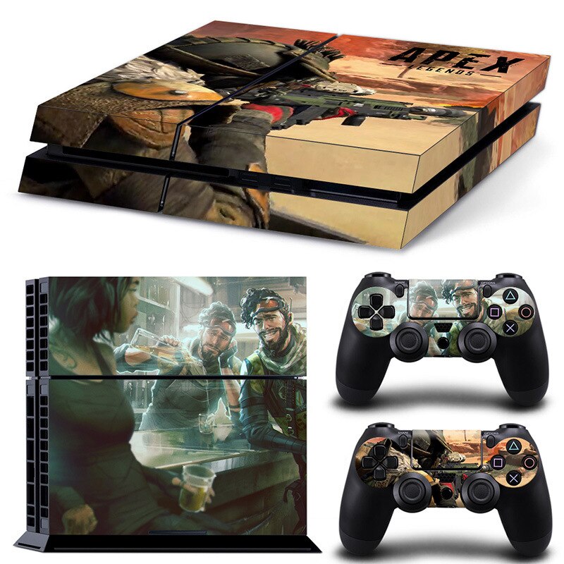 For PS4 Game Console Full Body Colorful Stickers Apex Legends Apex Hero Game Theme Colorful Stickers